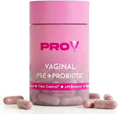 Pro-V Health Vaginal Probiotics for Women – pH Balance, Odor, Yeast, Gut & Digestive Health Support – Prebiotics + Cranberry Extract – Lactobacillus Blend – Feminine Wellness – 30 CT in Saudi Arabia