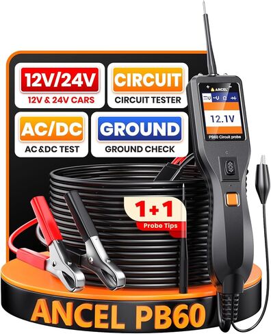 ANCEL Automotive Circuit Tester Kit - Voltage, Short, Relay, Fuse Tester with Thermometer for Cars and Trailers in Kuwait
