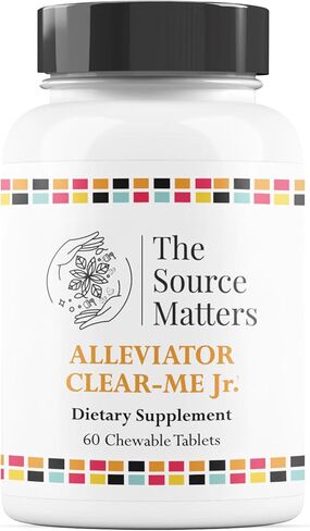 Alleviator Clear-ME JR Seasonal Allergy Relief and Immune Support for Children | Quercetin, Bromelain, Stinging Nettles, NAC, and Vitamin C (60 Chewable Tablets) in Saudi Arabia