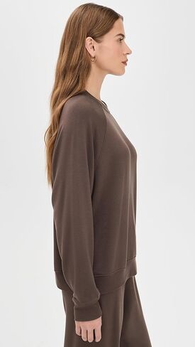 Splits59 Andie Oversized Fleece Sweatshirt - Classic Blue in Saudi Arabia