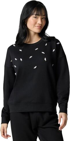 florence by mills womens Cozy Crush Rosette Oversized Sweatshirt in Saudi Arabia