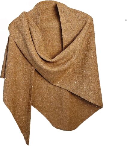 Sequin Pashmina Shawl Wraps for Women Knitted Shawls Scarf Solid Color Lightweight Poncho Wrap Tops Evening Party in Kuwait