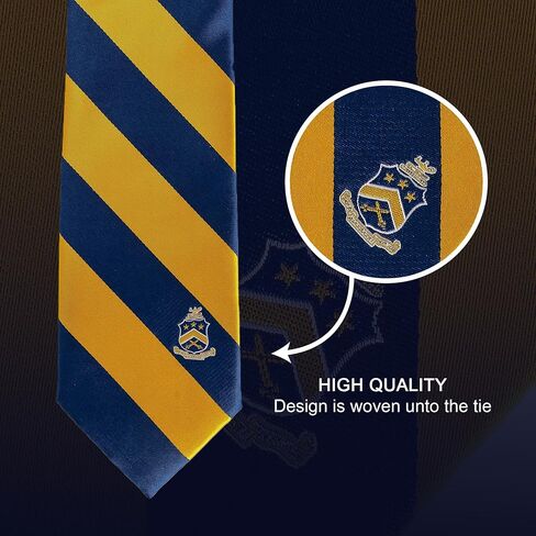 ربطة عنق Desert Cactus Pi Kappa Phi Pi Kapp Fraternity اليونانية مناسبة رسمية 100% بوليستر مع شعار، مرخصة رسميًا (النمط A) in Saudi Arabia