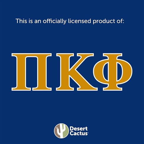 ربطة عنق Desert Cactus Pi Kappa Phi Pi Kapp Fraternity اليونانية مناسبة رسمية 100% بوليستر مع شعار، مرخصة رسميًا (النمط A) in Saudi Arabia
