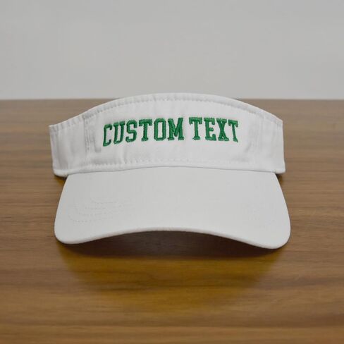 Custom Embroidered Visor Hat Personalized Sun Cap Add Your Text Make Your Hat in Saudi Arabia