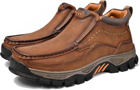 Men’s Slip-On Casual Loafers Lightweight Non-Slip Outdoor High Top Shoes in Saudi Arabia