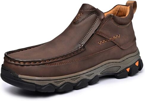 Men’s Slip-On Casual Loafers Lightweight Non-Slip Outdoor High Top Shoes in Saudi Arabia