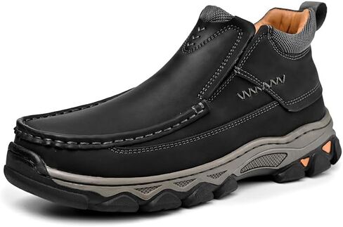 Men’s Slip-On Casual Loafers Lightweight Non-Slip Outdoor High Top Shoes in Saudi Arabia