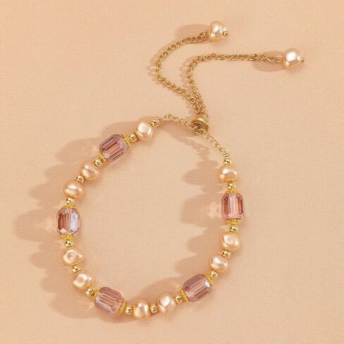Silver Bracelet for Women, Adjustable Layered Charm Chain Bracelets, Dainty Fashion Jewelry Gifts for Her in Saudi Arabia