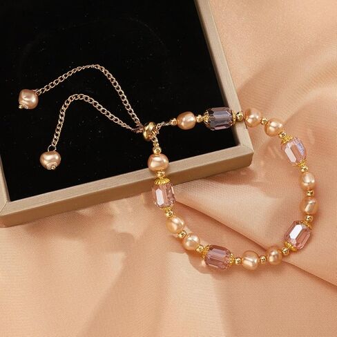 Silver Bracelet for Women, Adjustable Layered Charm Chain Bracelets, Dainty Fashion Jewelry Gifts for Her in Saudi Arabia