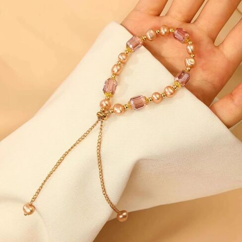 Silver Bracelet for Women, Adjustable Layered Charm Chain Bracelets, Dainty Fashion Jewelry Gifts for Her in Saudi Arabia