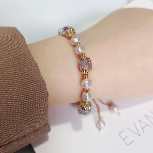 Silver Bracelet for Women, Adjustable Layered Charm Chain Bracelets, Dainty Fashion Jewelry Gifts for Her in Saudi Arabia