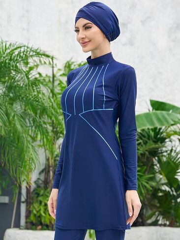 Islamic Swimwear Modest Swimwear Burkini Swimsuits for Girls Full Body Bathing Suit in Saudi Arabia