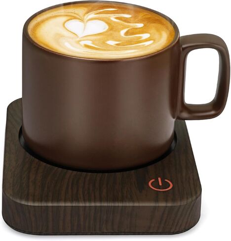 VOBAGA Candle Warmer Plate, Coffee Mug Warmer with 2-12H Auto Shut Off & 3 Temperature Setting for Desk Coffee Accessories Gift in Kuwait