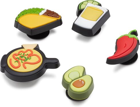 Crocs 5-Pack Shoe Charms | Jibbitz, Mexican Food, One Size in Saudi Arabia