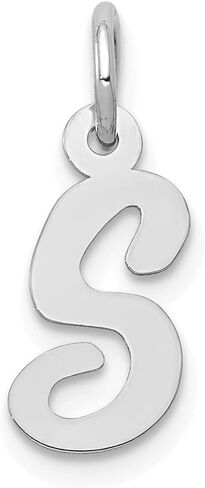 FJC Finejewelers 10 kt White Gold Small Script Initial Charm in Saudi Arabia