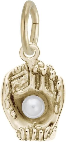Rembrandt Baseball Glove w/Simulated Pearl Accent Charm in Saudi Arabia