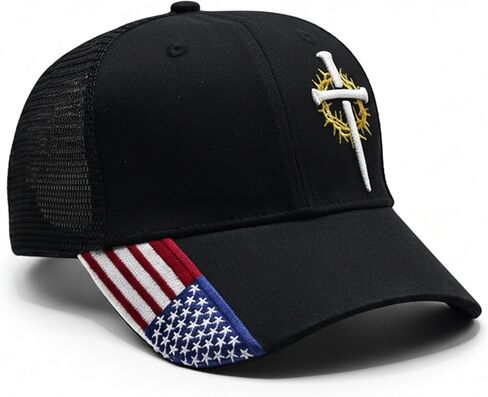 Christian Hats for Men,Cross Hats for Men,Jesus hat,Christian Religious Gifts for Birthday/Christmas in Saudi Arabia