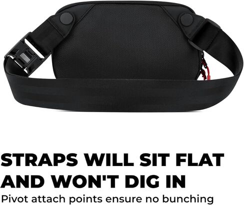 Reflective Sling Bag Backpack Crossbody Bag for Motorcycles, Scooters, Travel, Daily Use in Saudi Arabia
