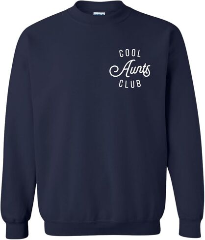 Cool Aunts Club Unisex Sweatshirt – Funny Graphic Cozy Fleece Pullover, Casual Aunt Gift in Saudi Arabia