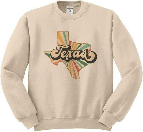 سويت شيرت تيساندتانكيو ريترو تكساس للجنسين in Kuwait