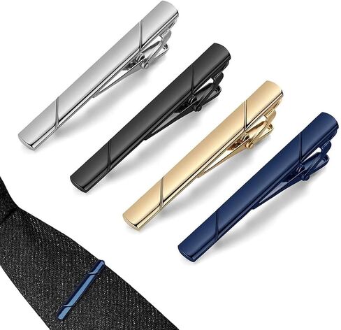 Men's tie Clip Set, The tie Clips can be Perfectly Matched with Your Various Ties and are Suitable for All Occasions in Saudi Arabia
