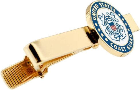 PinMart's Gold US Coast Guard Seal Military Tie Clip Tie Bar in Saudi Arabia
