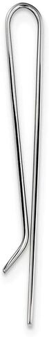 Solid Stainless Steel Men's Tie Bar - 49mm x 8mm in Saudi Arabia