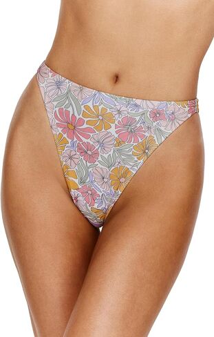 Gottex Flirtt Bikini Bottom - Floral Mesh Fabric, High Waist, Fully Lined, Classic Bottom Coverage, Tops Sold Separately in Saudi Arabia