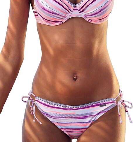 LASCANA Women's Printed Loop Classic Bikini Bottom in Saudi Arabia