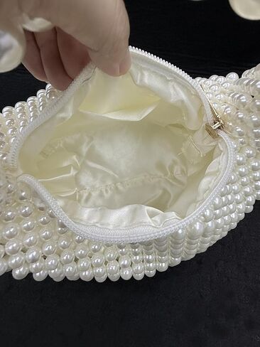Geiomoo Pearl Handbags, Sparkly Crossbody Beaded Evening Purses Bag for Women Gril in Saudi Arabia