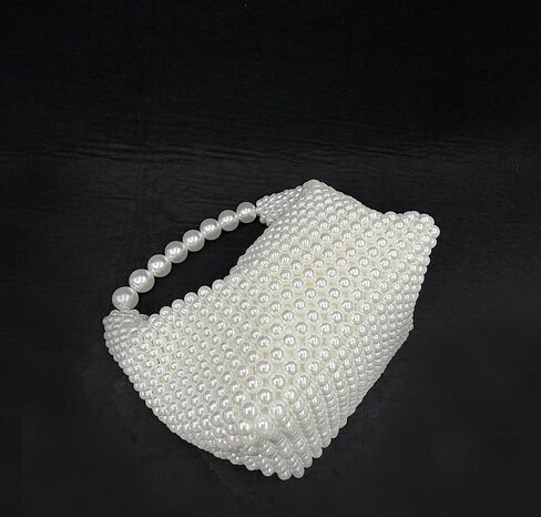 Geiomoo Pearl Handbags, Sparkly Crossbody Beaded Evening Purses Bag for Women Gril in Saudi Arabia