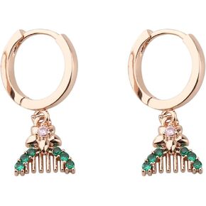 LQRI الأميرة مولان مشط القرط مولان مستوحاة هدية البطلة مولان مجوهرات مولان البضائع الملهمة in Kuwait