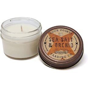 Sea Salt and Orchid 8 Oz Scented Soy Aromatherapy Candle w/Jar in Saudi Arabia