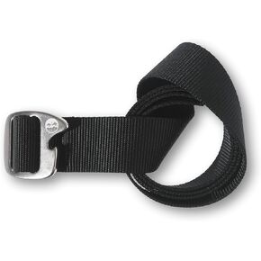 KAVU Beber Belt 1 1/2 Inch Polyester Elastic Adjustable Waist With Buckle - Made in America-Tobacco-M in Kuwait