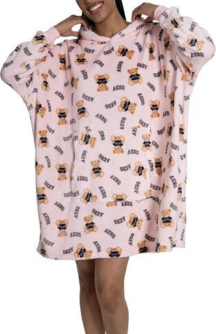 AEROPOSTALE womens Sherpa Hoodie Nightshirt in Saudi Arabia