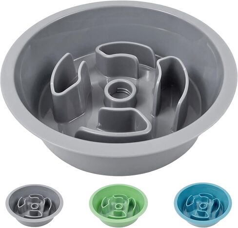 1.5 Cups Slow Feeder Dog Bowls with Non-Slip Bottom, Puppy Slow Feeder Bowl to Slow Down Eating, Cat Dog Food Puzzle Bowl Fits Raised Dog Bowl, Slow Feeder Cat Bowl for Small Medium Breed in Kuwait