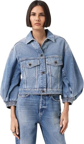 AllSaints womens Luca Denim Jacket in Saudi Arabia