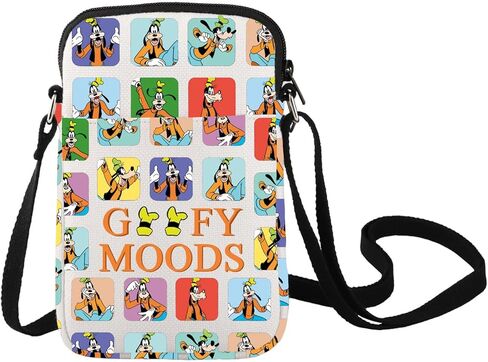 LEVLO Funny Cartoon Dog Crossbody Bag Cartoon Fans Gift Dog Moods Shoulder Bag Cartoon Dog Movie Merch in Saudi Arabia