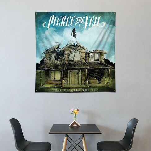 LCFHOME Pierces Flag The Veil Tapestry Flag Sky Music Tapestry 4x4Ft Bedroom Bar College Dorm Room Decor in Saudi Arabia