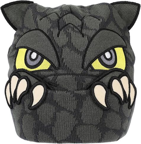 Bioworld Godzilla Peekaboo Claws Gray Cuff Beanie in Kuwait