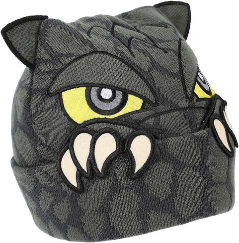 Bioworld Godzilla Peekaboo Claws Gray Cuff Beanie in Kuwait