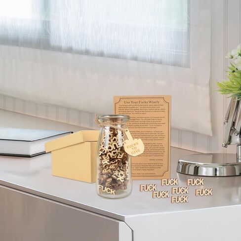 إكسسوارات مكتب المكتب، وعاء من الملاعين 8oz لتقديم هدايا فريدة مضحكة للنساء والرجال، ديكور مكتب لطيف، هدايا هفوة في زجاجة للعمل، ديكور منزلي رائع، عيد ميلاد عيد الحب in Kuwait