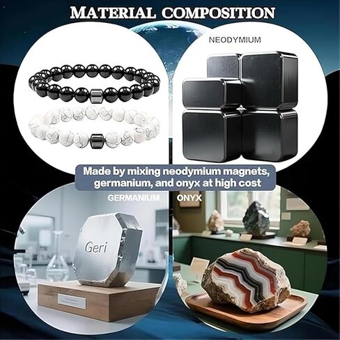 Glame Anti Alcohol Bracelet for Men Women Stop Drinking Alcohol Manifestation Hematite Abstinence Assistance Natural Stone Bracelets Calming Anxiety Healing Bracelets Jewelry Anxiety Stress Relief Gifts in Saudi Arabia