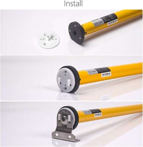 Motorized Roller Shade Bracket Adapter, Windows Shade Bracket Adapter，Installed Between Bracket and Motor | Roller Shade Motor Mount Bracket (2PCS) in Saudi Arabia