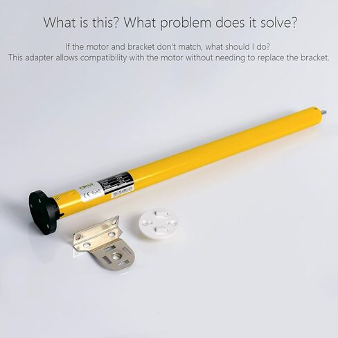 Motorized Roller Shade Bracket Adapter, Windows Shade Bracket Adapter，Installed Between Bracket and Motor | Roller Shade Motor Mount Bracket (2PCS) in Saudi Arabia