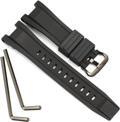 Rubber Band Compatible with Casio G Shock GST-B100 GST-S110 GST-W110 GST-W310 Watch Strap GST-B200 Wristband in Saudi Arabia