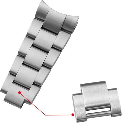 استبدال رابط حزام ساعة أويستر لرولكس طاقم الغواصة 41 ملم 126610,126610Ln,126610Lv,126613 16.5 ملم in Kuwait
