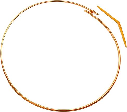 Handmade Choker Wire Necklace in Sterling Silver or 14 Karat Rolled Gold, Thick Wire Neck Collar in Kuwait