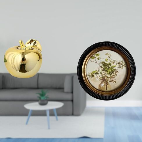 Fenteer الفاكهة النحت تمثال الزخرفية السيراميك تمثال الراتنج إطار الصورة زخرفة مع تصميم خمر أنيق مناسبة لمكتب داخلي ديكور المنزل O in Kuwait